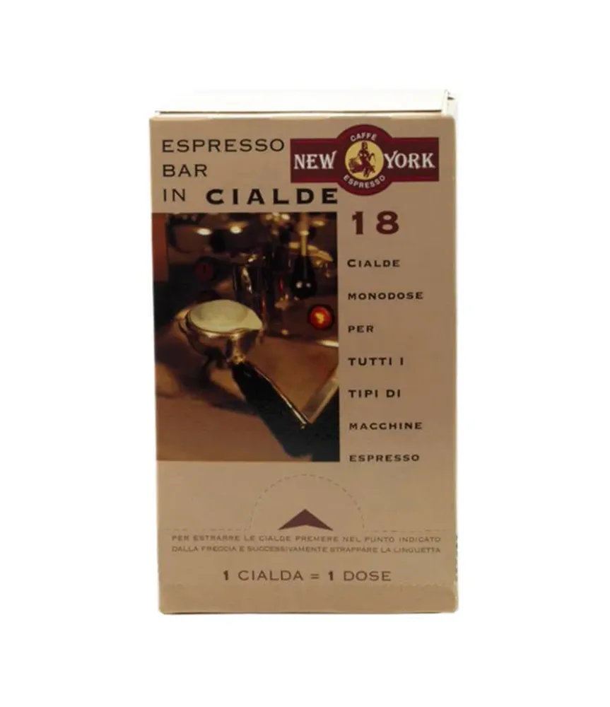 Caffè New York XXXX Pads 18 Stk. Kaffeepads – Diverse Kaffeekapseln/Kaffeepads