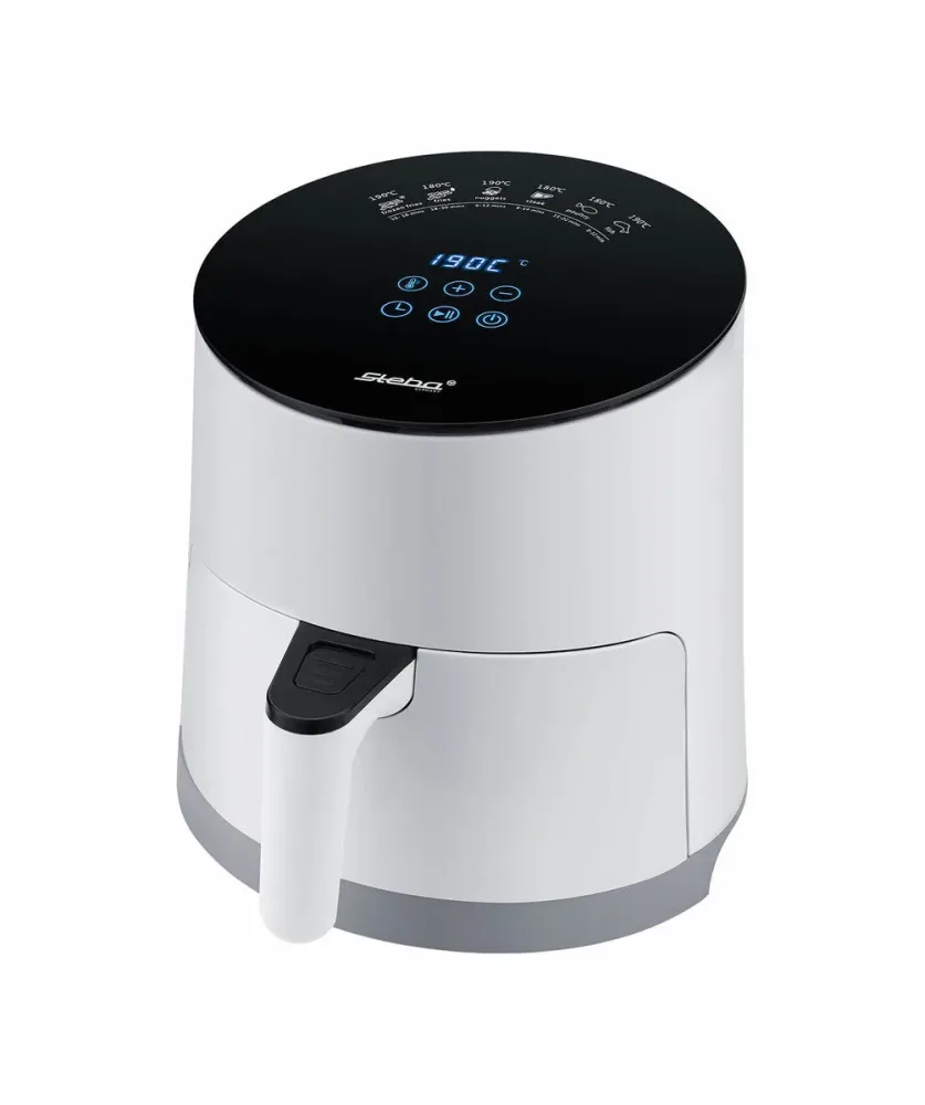 Steba Heißluft-Fritteuse HF 1000 – Airfryer - Friteuse – schwarz / weiss