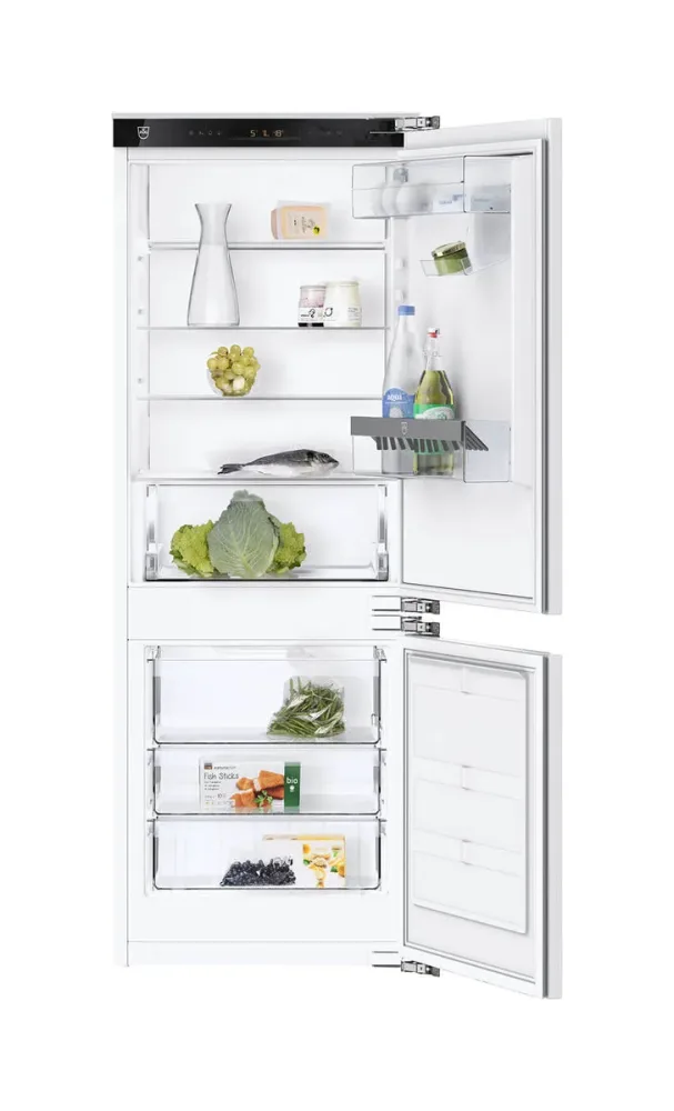 V-ZUG CombiCooler V2000 152NI 5110700000 Kühlschrank mit Gefrierfach vollintegriert – Einbaukühlschrank mit Gefrierfach 55 cm vollintegriert
