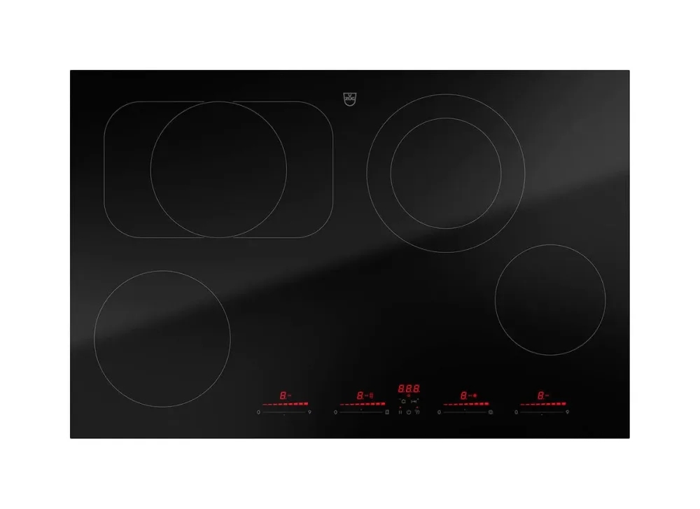 V-ZUG CookTop V6000 A804B 3115300002 Glaskeramik Kochfeld mit Touch-Display