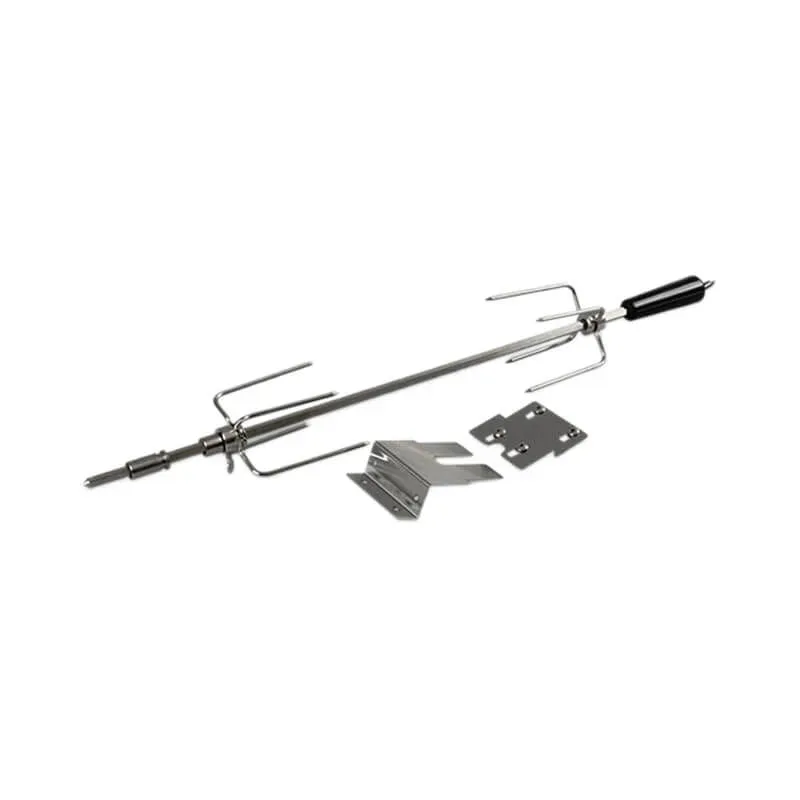 BBQ Dragon Drehspiess zu Gasgrill Bedano – Grill Ablage/Grill Rollwagen/Grill Erweiterung – edelstahl
