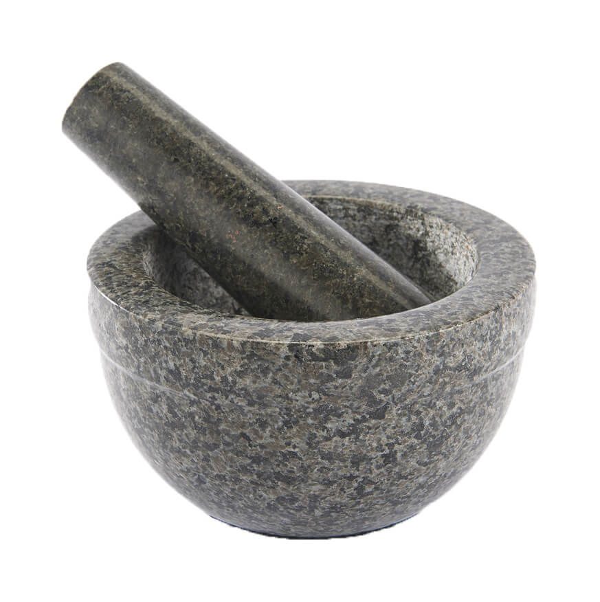 Rösle Mörser mit Stössel Granit 14cm