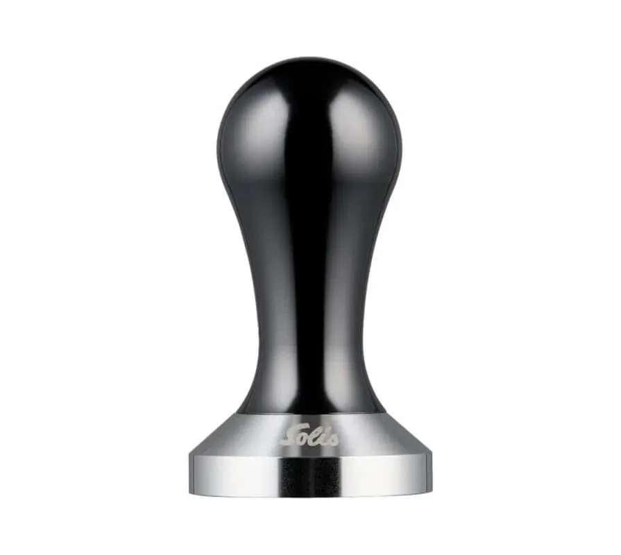 Solis Tamping Mat 51mm Tamper – Siebträgermaschine Zubehör – schwarz / silber