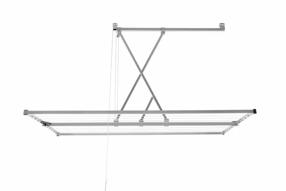 Stewi Libelle XL BlackLine Deckentrockner – Wäscheständer/Wäscheleine – schwarz