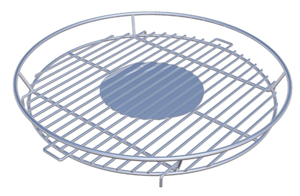 LotusGrill Grillrost für Lotus XL – Grillplatte/Grillrost – silver
