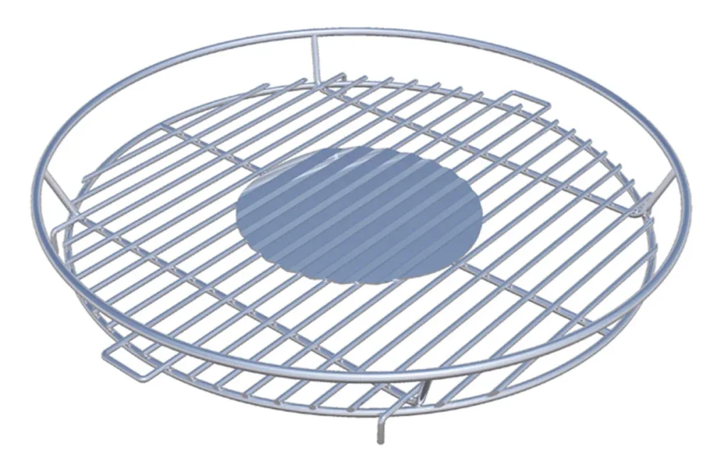 LotusGrill Grillrost für Lotus XL – Grillplatte/Grillrost – silver