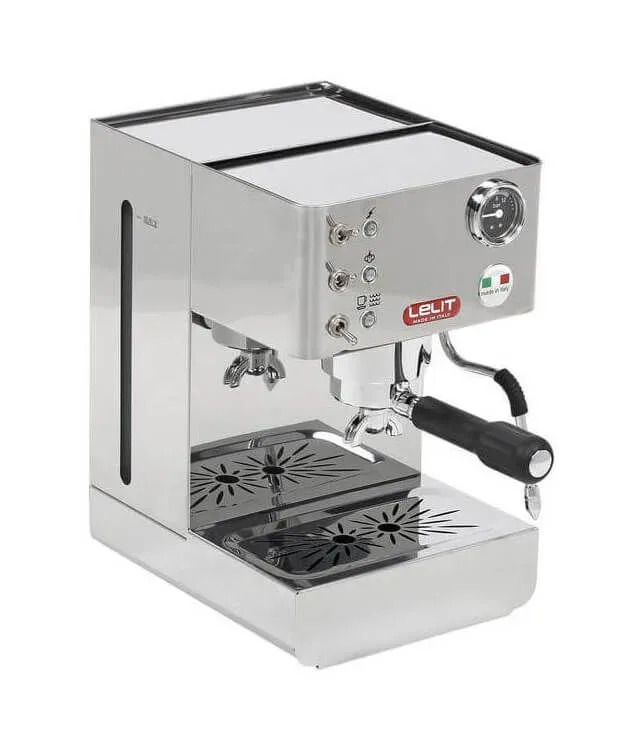 Lelit Anna PL41 LEM Espresso Maschine – Siebträgermaschine/Espressomaschine – steel grey