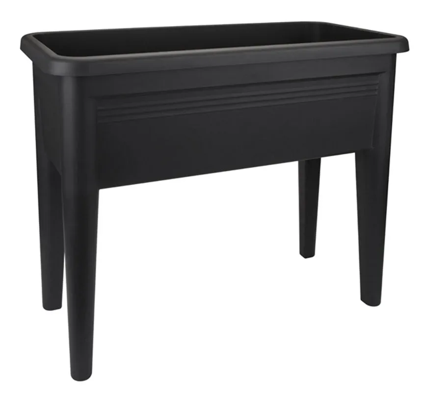Elho Grow Table Green Basics XXL Schwarz | 75.5 × 36.5 × 65.1 cm | 56 l