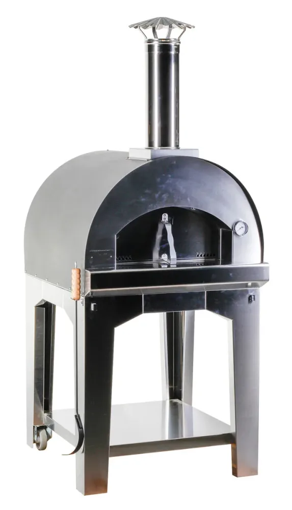 Nouvel Margherita Pizzaofen – Holzkohlegrill/Kohlegrill – edelstahl
