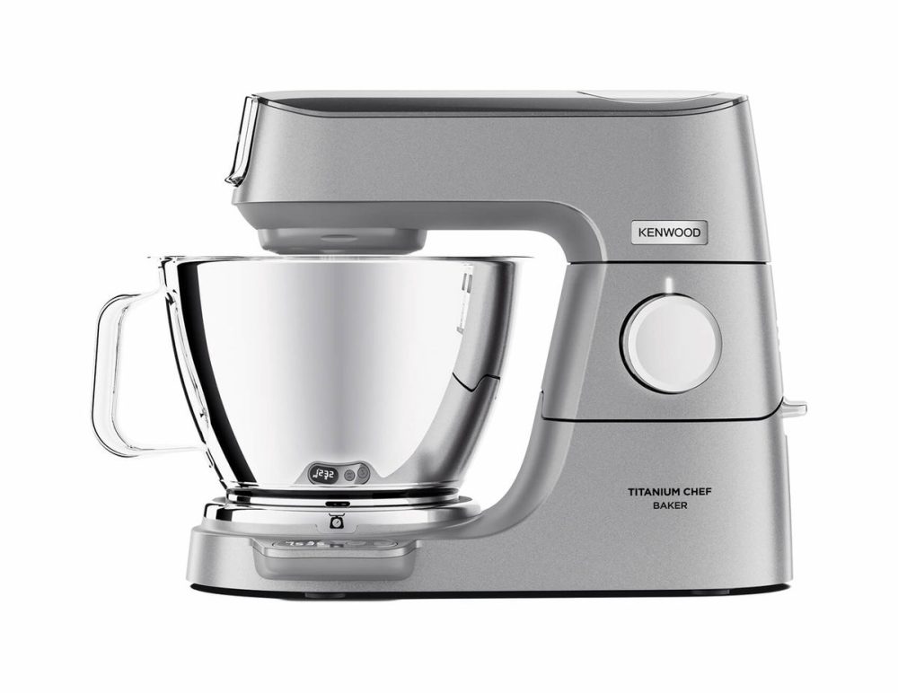 Kenwood Titanium Chef Baker Küchenmaschinen Set – silber