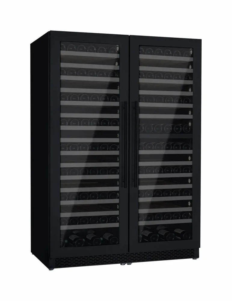Trisa 767l Triple Zone Freistehender Weinklimaschrank – Weinkühlschrank freistehend – schwarz