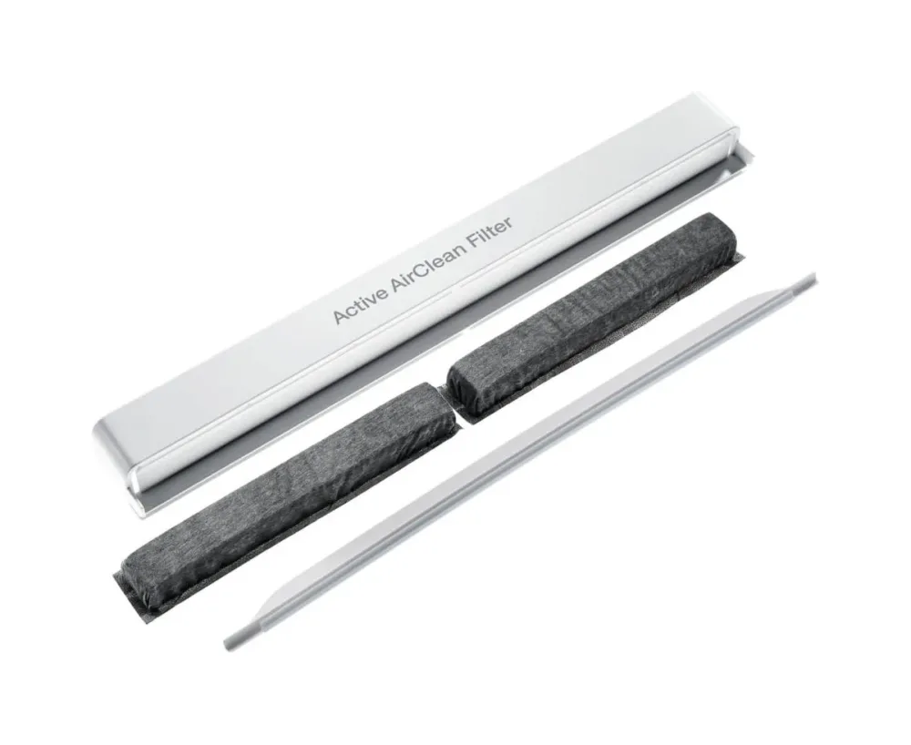Miele KKF-FS Starter-Set für Active AirClean Filter – Kühlschrank Zubehör/Gefrierschrank Zubehör – silber