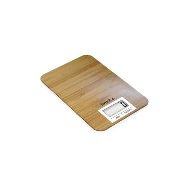 Terraillon -  Bamboo Bambus Arbeitsplatte Rechteck Elektronische Küchenwaage, One Size