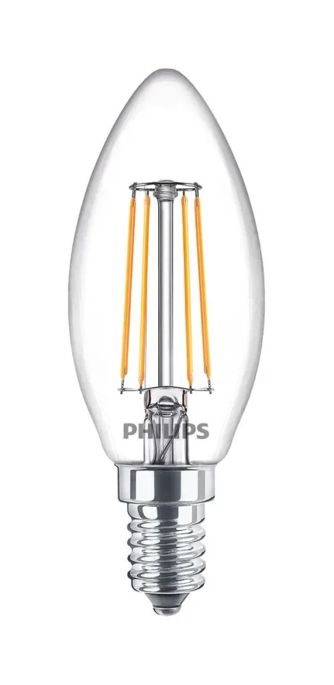 Philips LED 76307700 LED EEK F (A - G) E14 Kerzenform 4.3 W = 40 W Warmweiß (Ø x L) 3.5 cm x 9.7 cm 1 St.