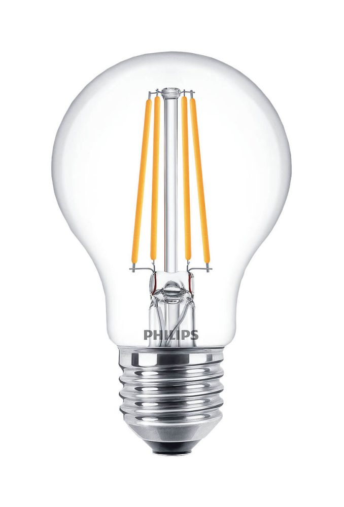 Philips LED 77757900 LED EEK E (A - G) E27 Glühlampenform 7 W = 60 W Warmweiß (Ø x H) 6 cm x 10.6 cm 1 St.