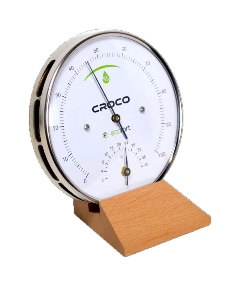 Ecofort Croco Thermo-Hygrometer Hygrometer mit integriertem Thermometer – Klimageräte Zubehör