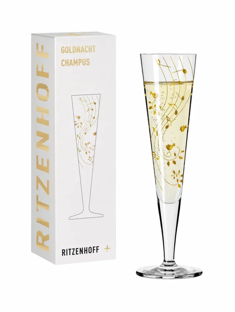 Ritzenhoff Goldnacht No2 Tonleiter Champagnerglas