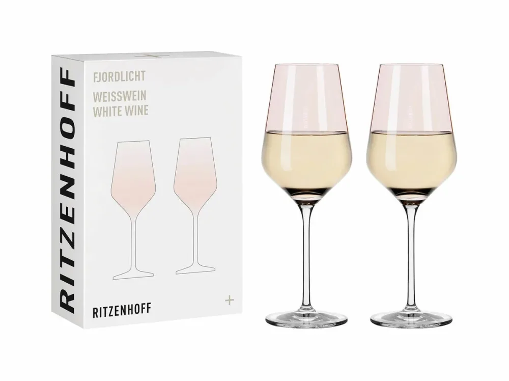Ritzenhoff Fjordlicht no1 rose Weissweinglas 2erSet
