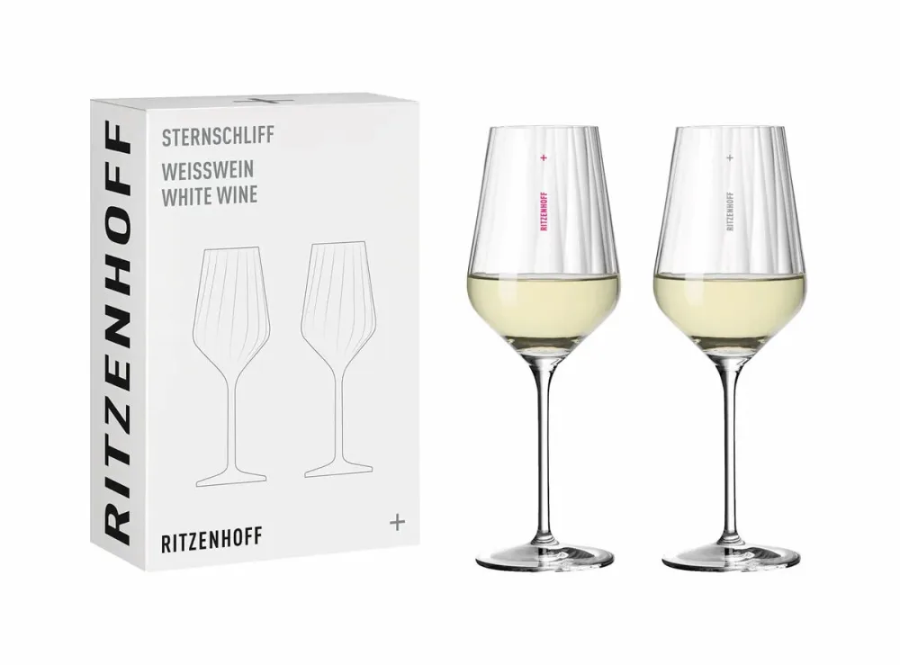 Ritzenhoff Sternschliff 001 Weissweinglas 2erSet