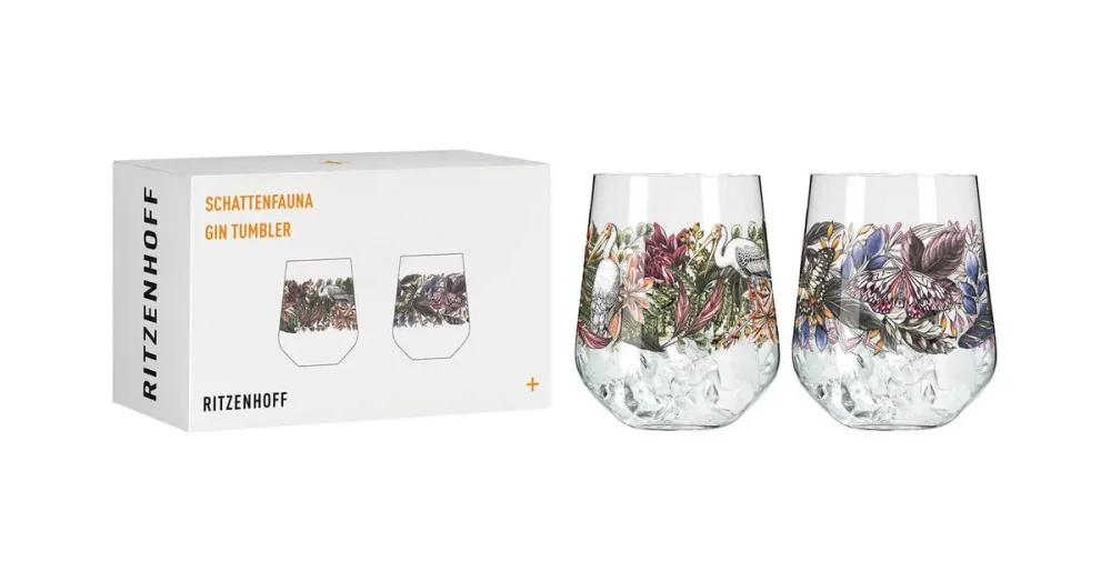Ritzenhoff Schattenfauna no1 Gin Glas 2erSet