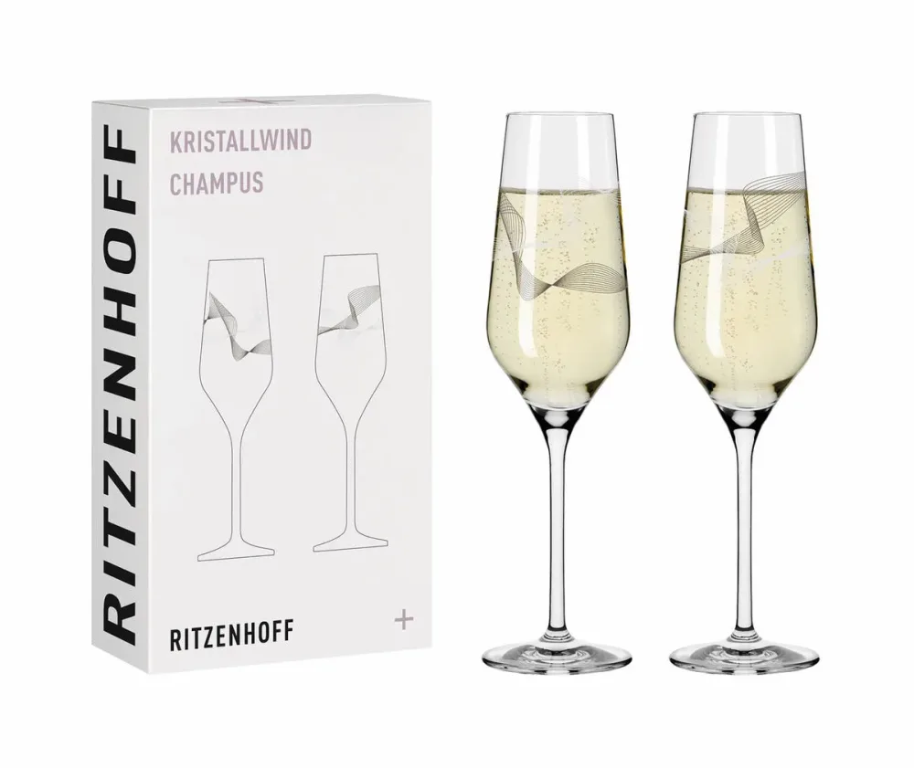 Ritzenhoff Kristallwind no2 Champagnerglas 2erSet