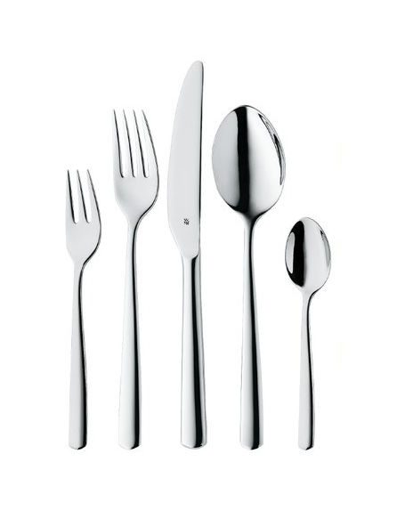 WMF Boston Besteck-Set 60er Set Edelstahl (rostfrei) spülmaschinenfest Silber 11.2000.9099
