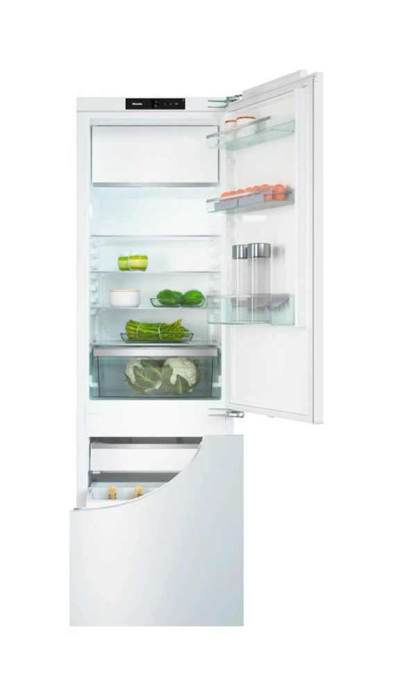 Miele K7731E RE Kühlschrank mit Gefrierfach vollintegriert – Einbaukühlschrank mit Gefrierfach 60 cm vollintegriert