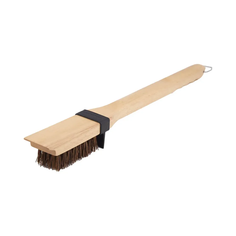 Broil King Grillbürste Holz – Grillbürste/Grillreiniger – braun