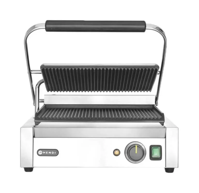 HENDI, Grill und Toaster, HENDI Paninigrill, oben und unten gerillt Grill und Toaster, Produkte & Wohnen