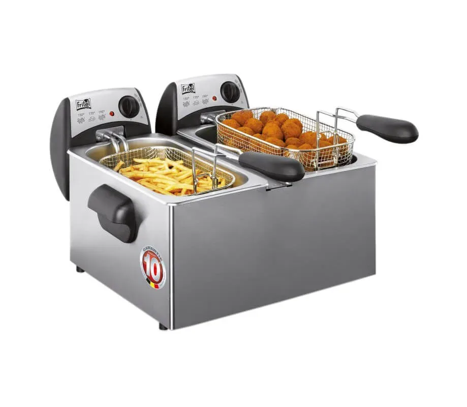 Fritel FR1355 DUO Fritteuse – Airfryer - Friteuse – edelstahl