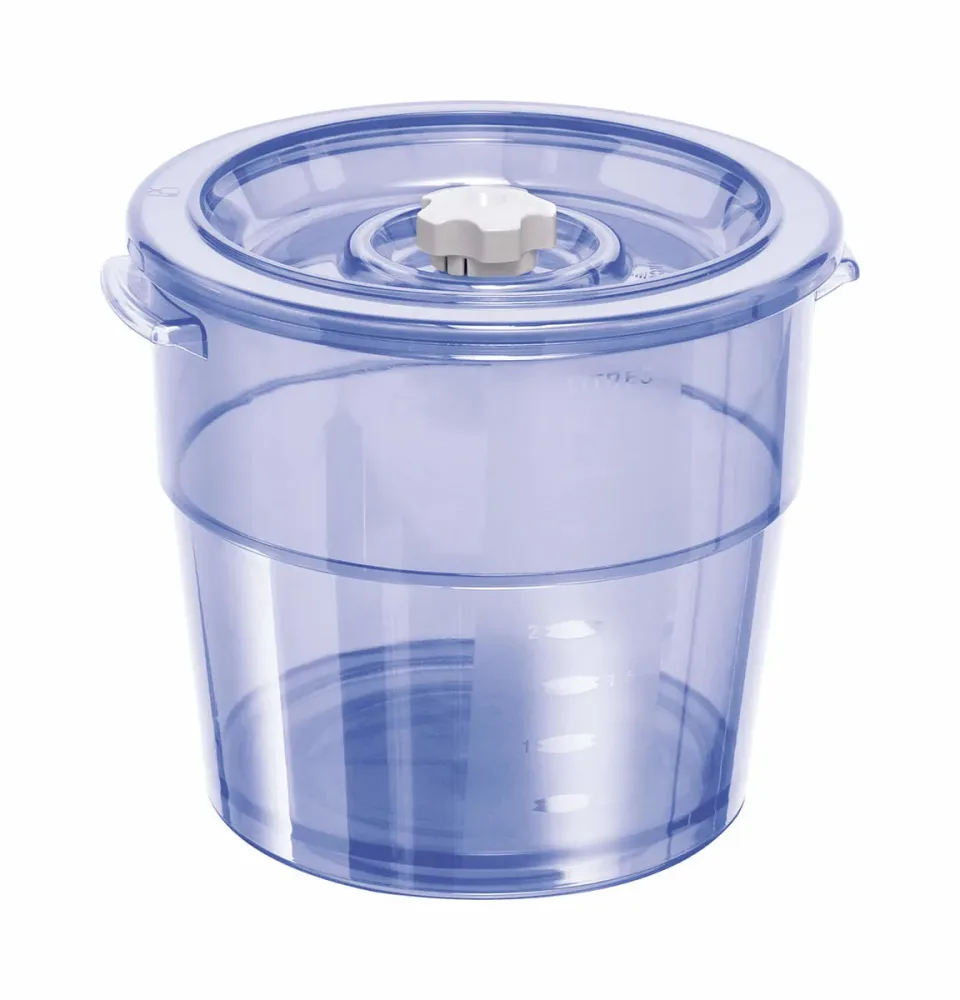 Berkel Vakuumbehälter rund / 4l – Vakuumiergerät Zubehör – blau