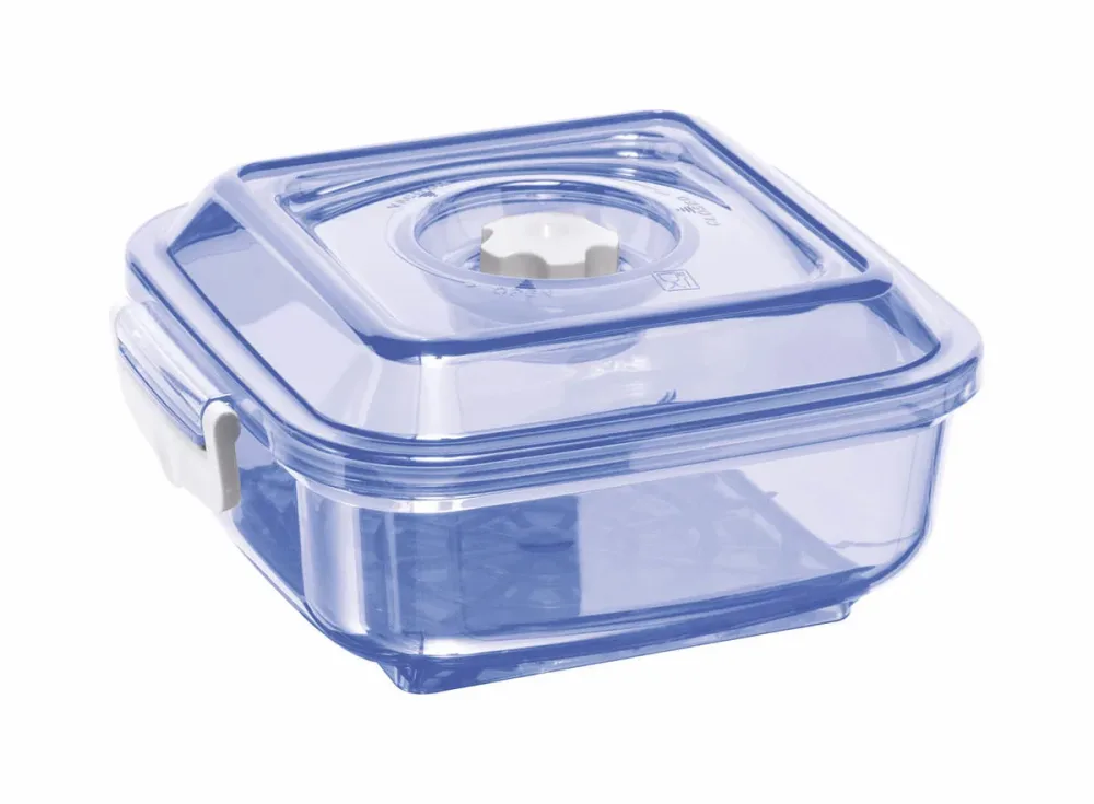 Berkel Vakuumbehälter quadratisch / 2.5l – Vakuumiergerät Zubehör – blau