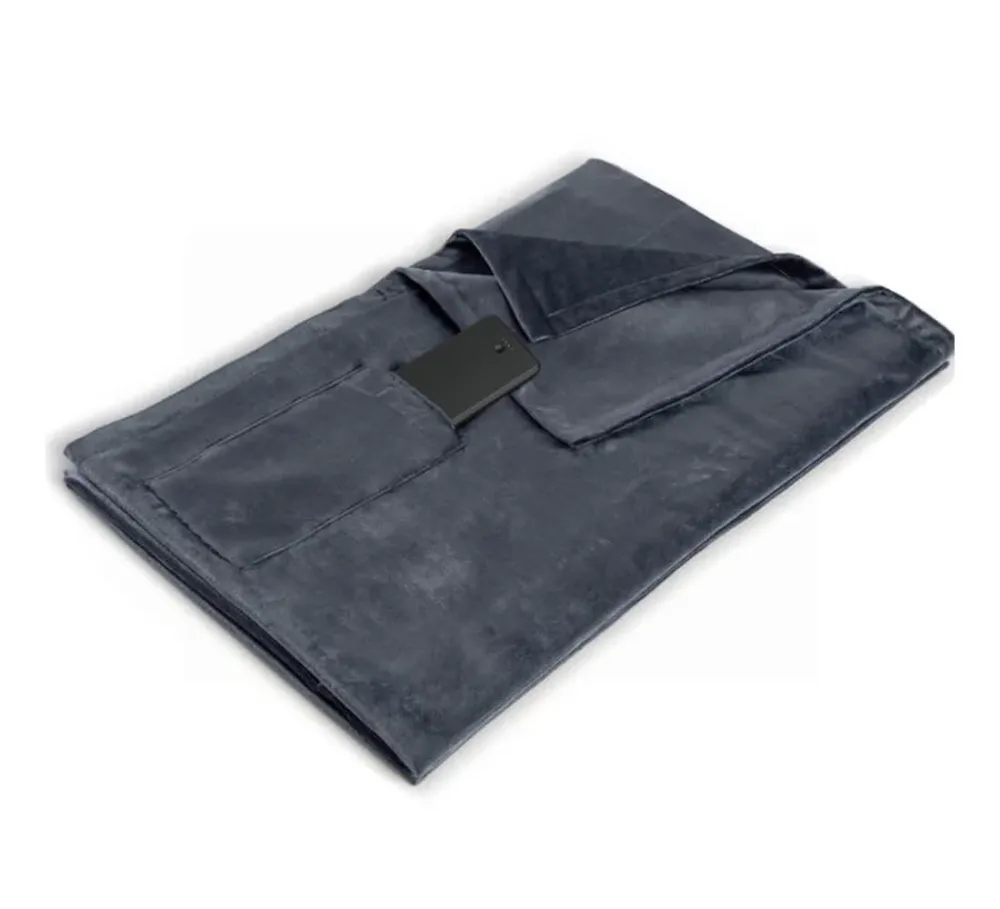 Stylies Comfort & Care ST30006 Kuschel-Wärmedecke – Heizdecke/Wärmedecke – schwarz