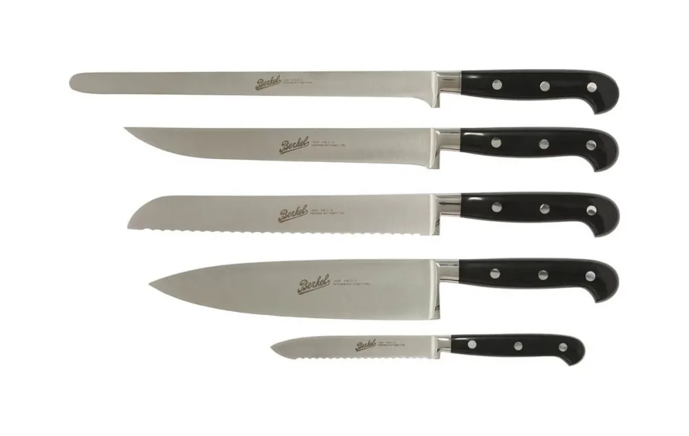 Berkel Messer-Set Adhoc Schwarz Stahl 26 cm 2 cm - Messer-Set