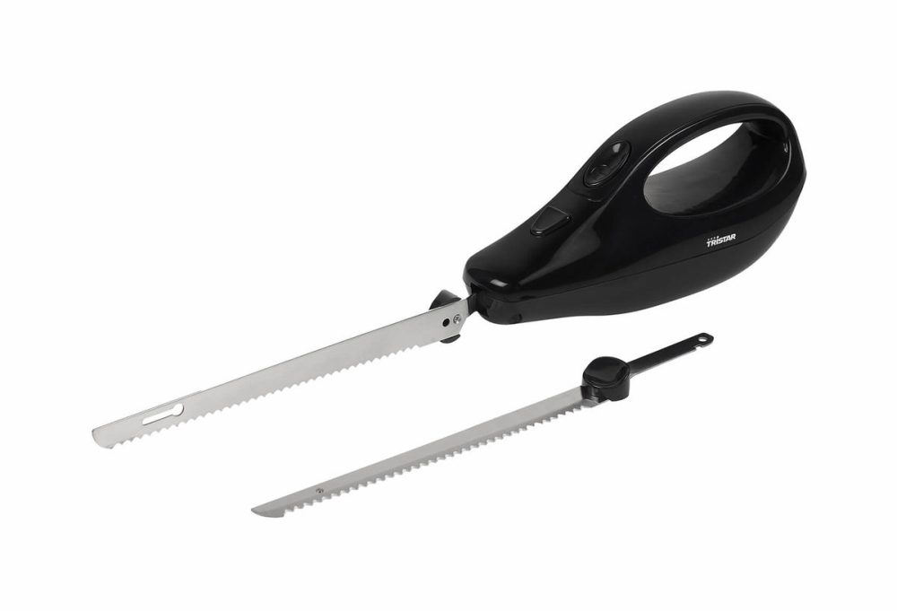 Tristar EM-2107 Elektromesser – Messerschleifer/Elektrisches Messer – schwarz