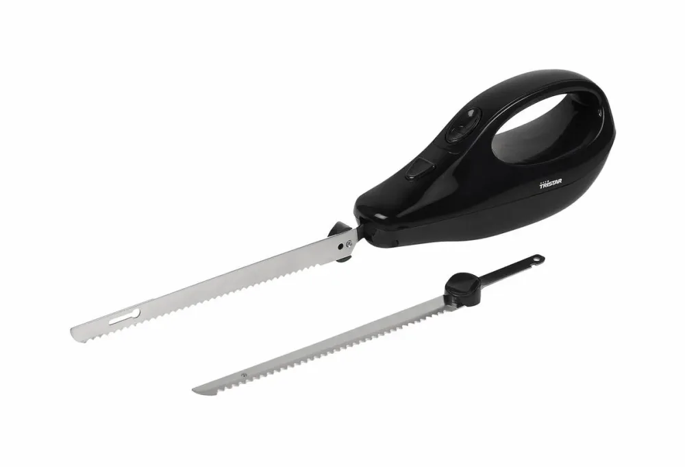 Tristar EM-2107 Elektromesser – Messerschleifer/Elektrisches Messer – schwarz