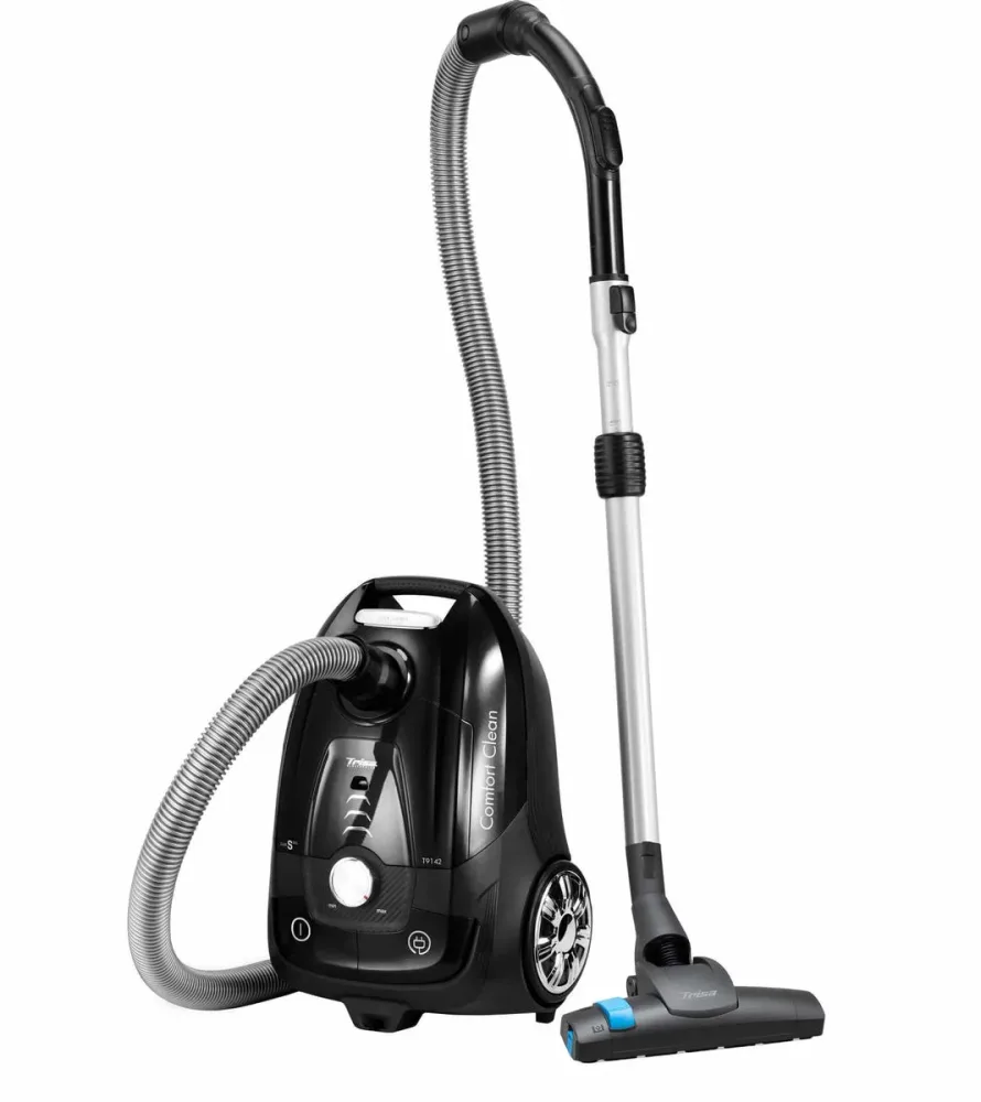 Trisa - Bodenstaubsauger Comfort Clean T9142, Schwarz, 330 mm