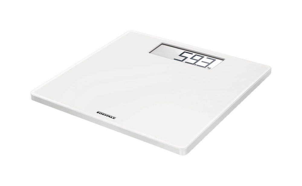 Soehnle Style Sense Safe 100 Kunststoff Personenwaage – Personenwaage/Körperwaage – weiss