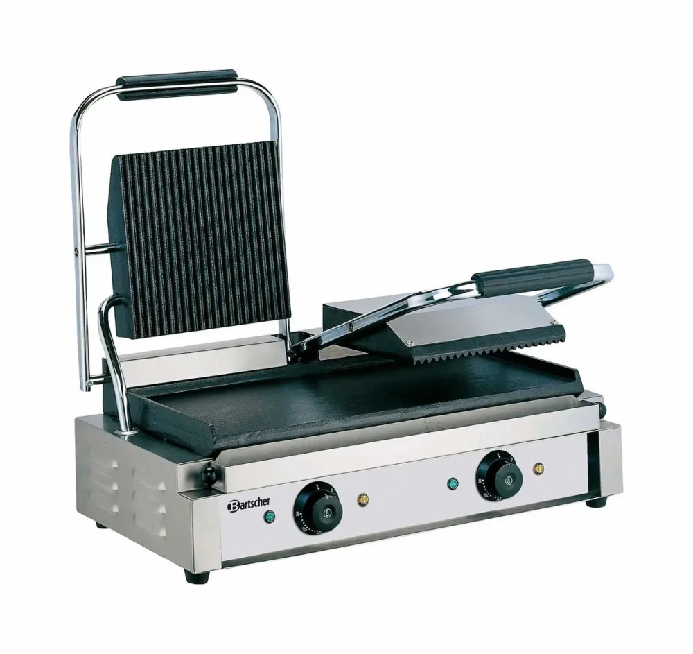 Bartscher DOPPEL KONTAKTGRILL Doppel-Kontaktgrill – Gastro Grill/Griddleplatte – edelstahl