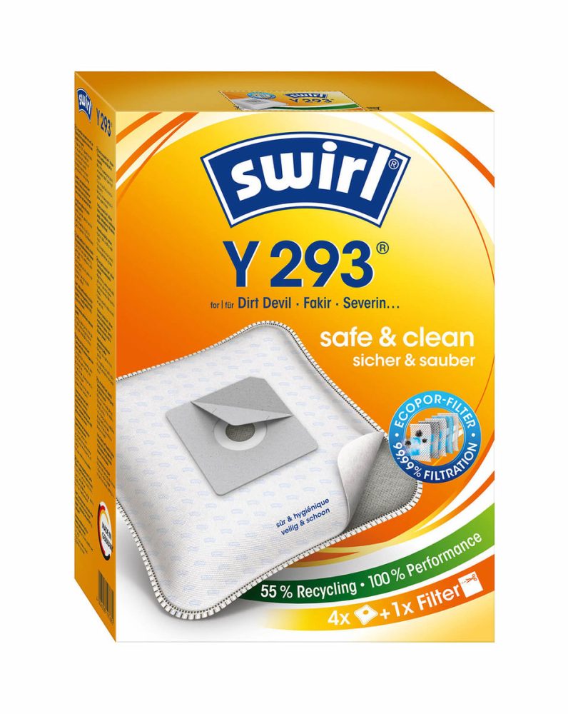 Swirl Y293 Staubsäcke – Staubsaugerbeutel/Staubbeutel