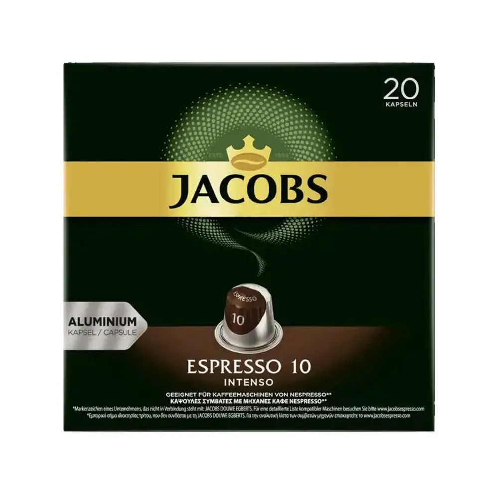 Jacobs BigPack Espresso Intenso Kaffeekapseln – Nespresso Kapseln