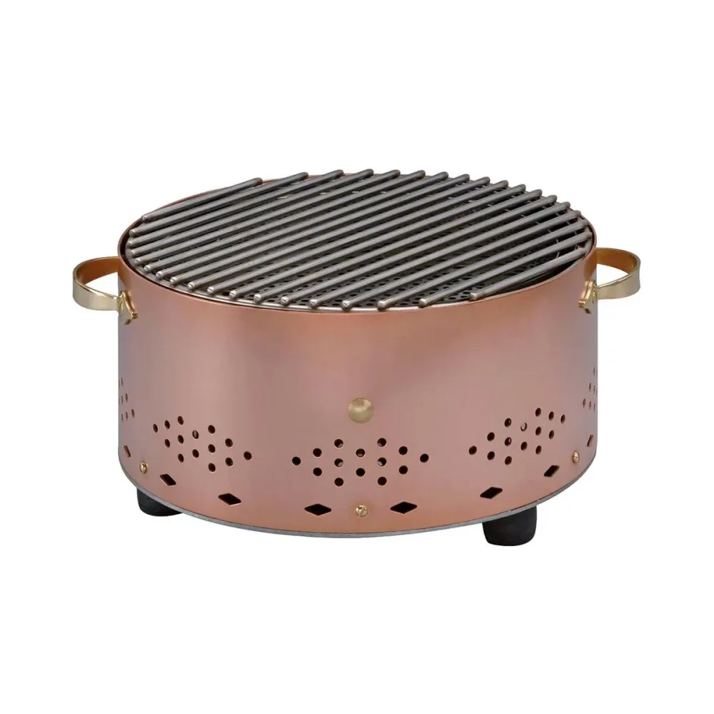 TTM Tischgrill Circle – Holzkohlegrill/Kohlegrill