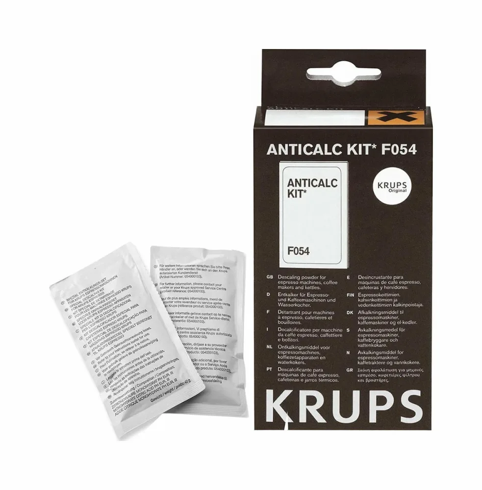 Krups Entkalkungsset F054001B – Kaffeemaschine Entkalker