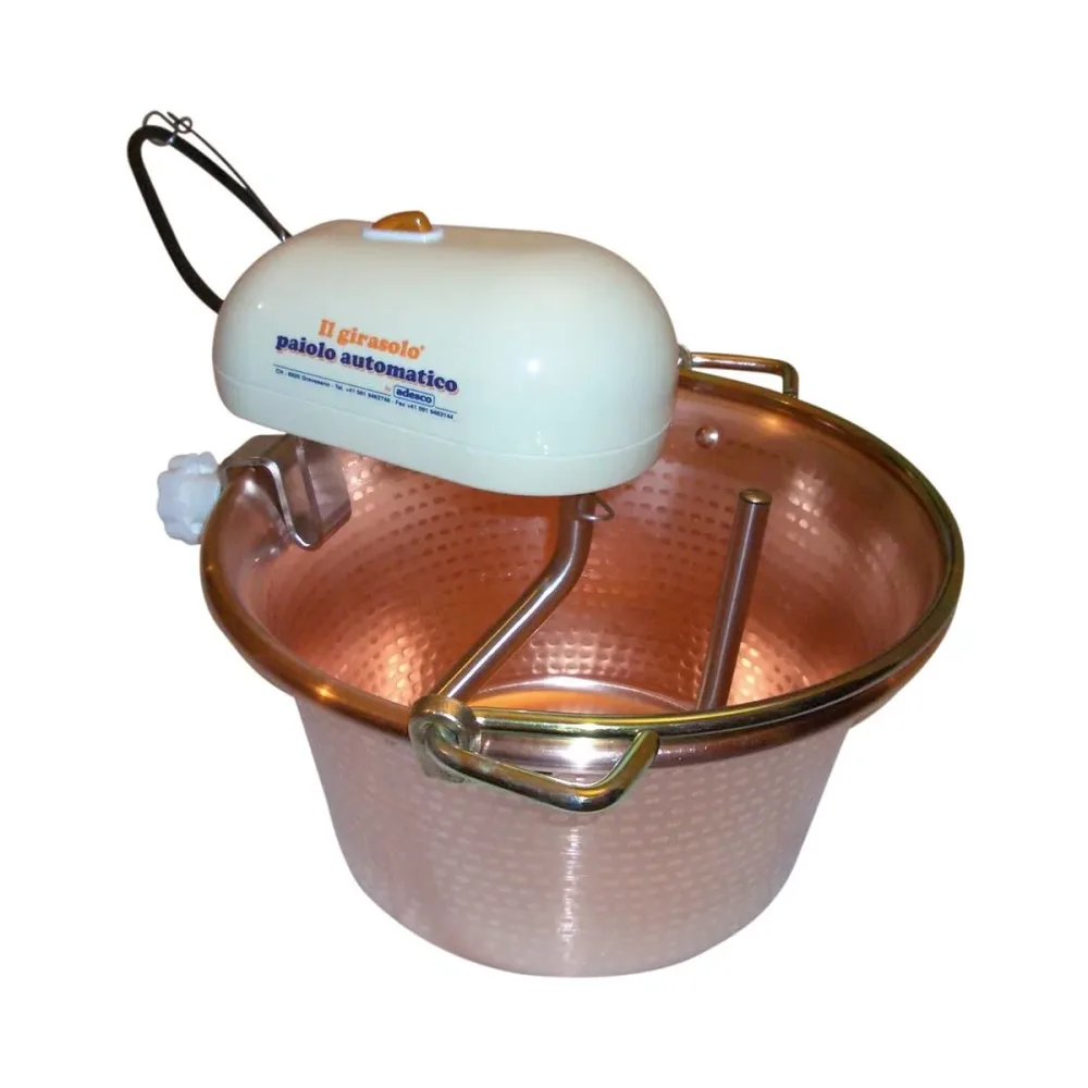 Adesco Induktion mit Bogengriff 28 cm Polentamaschine – Küchenmaschine – kupfer