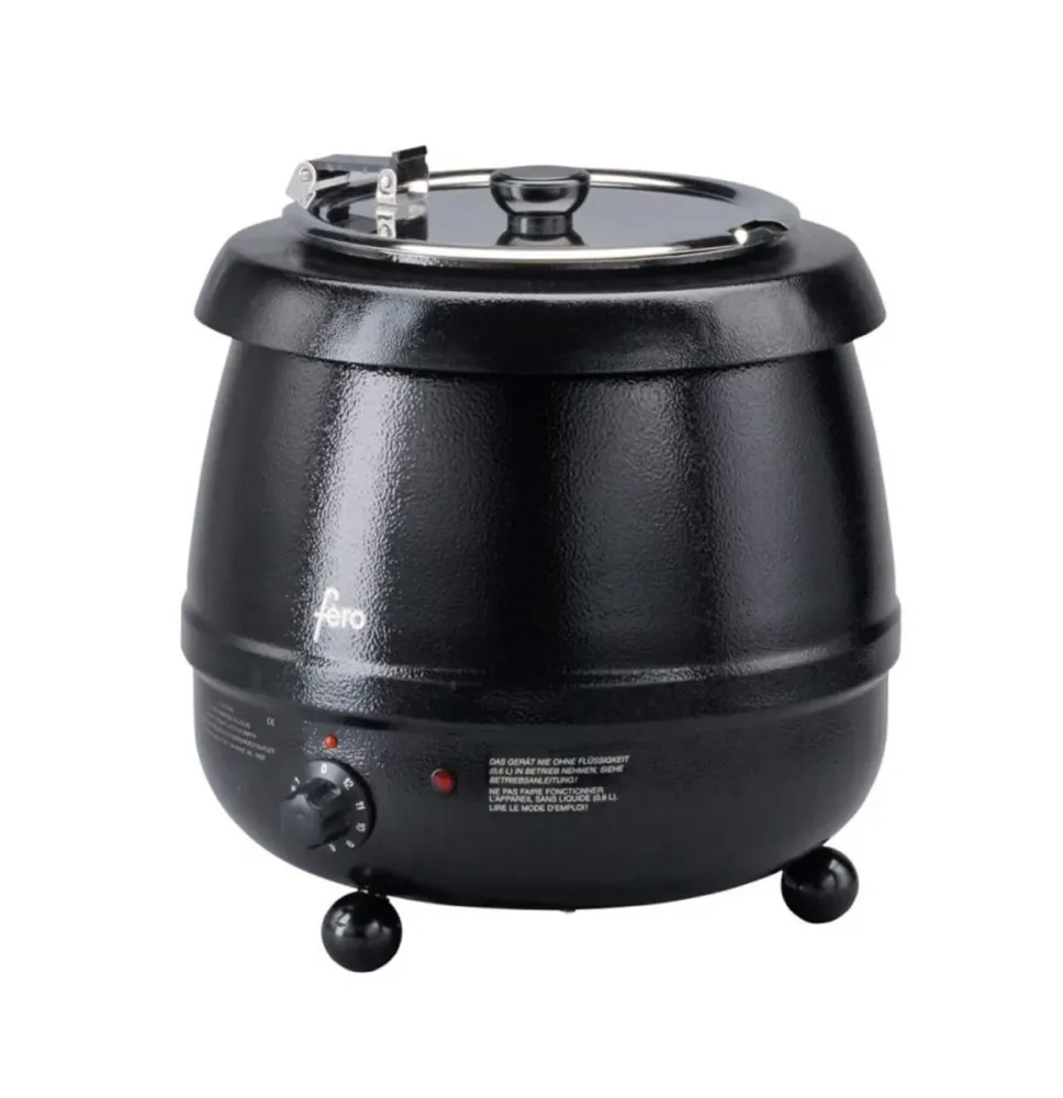 FERO H9310 Suppentopf – Gastro Pfanne/Gastro Topf – schwarz