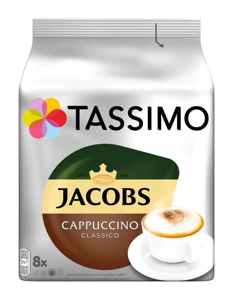 Tassimo Cappuccino Kaffeekapseln 8 Stück à 32.5 g