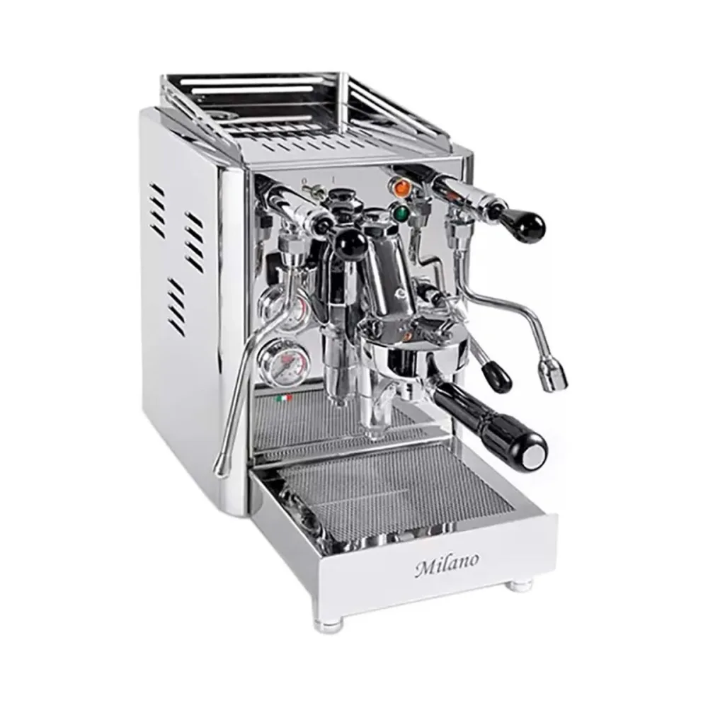 Quickmill 0980 Milano Espresso Maschine – Siebträgermaschine/Espressomaschine – edelstahl