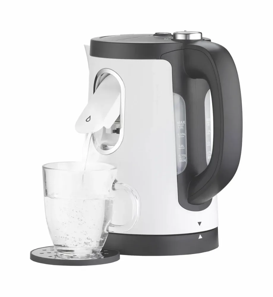 Trisa - Wasserkocher 2-in-1 Perfect Cup, Weiss, 1.5L