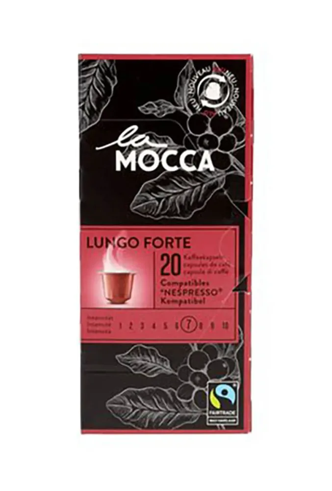 La Mocca Lungo forte Kaffeeportionen – Nespresso Kapseln