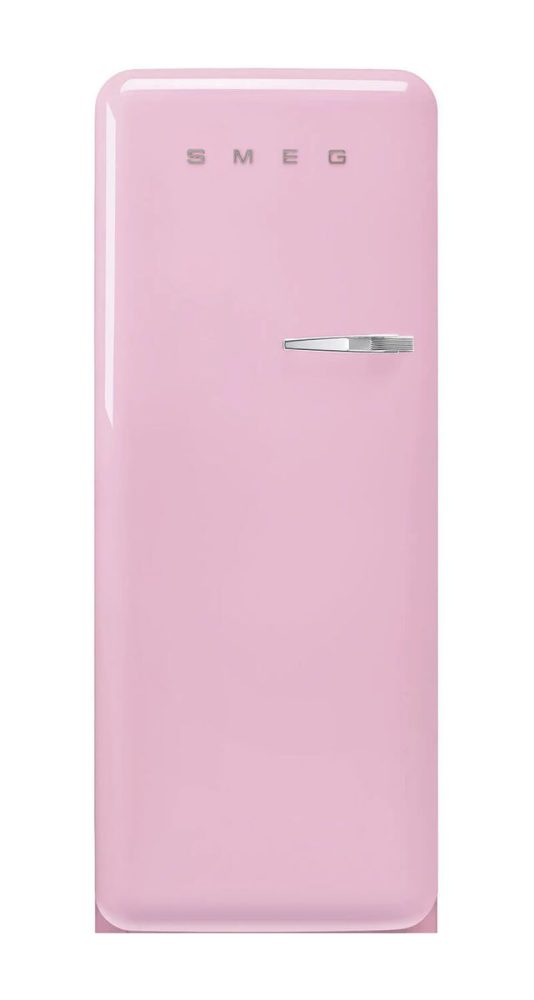 Smeg FAB28LPK5 Pink Links Kühlschrank – Kühlschrank freistehend – platinum